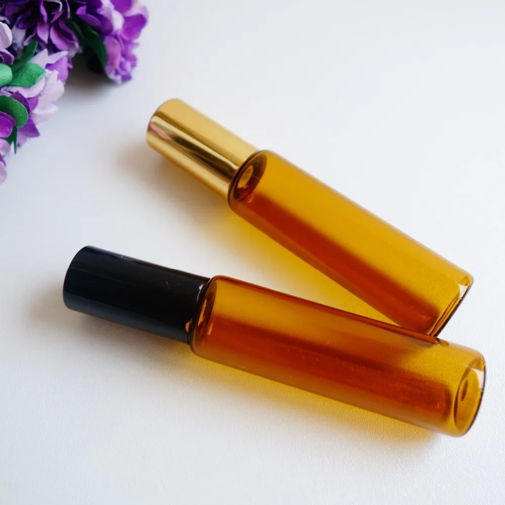 _ Металлическая рулонная бутылка для масла стеклянная Косметическая пустая духов 100 шт./лот|roll on|roll rollroll on glass