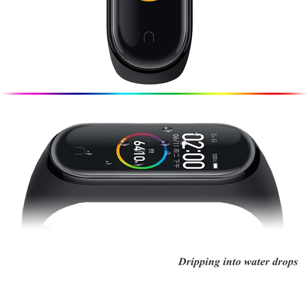 Mi band 4, 5 шт., 2 шт., 1 шт., защитная пленка для экрана, Защитная пленка для Xiaomi mi band 4, против царапин, mi band 4, браслет mi band 4