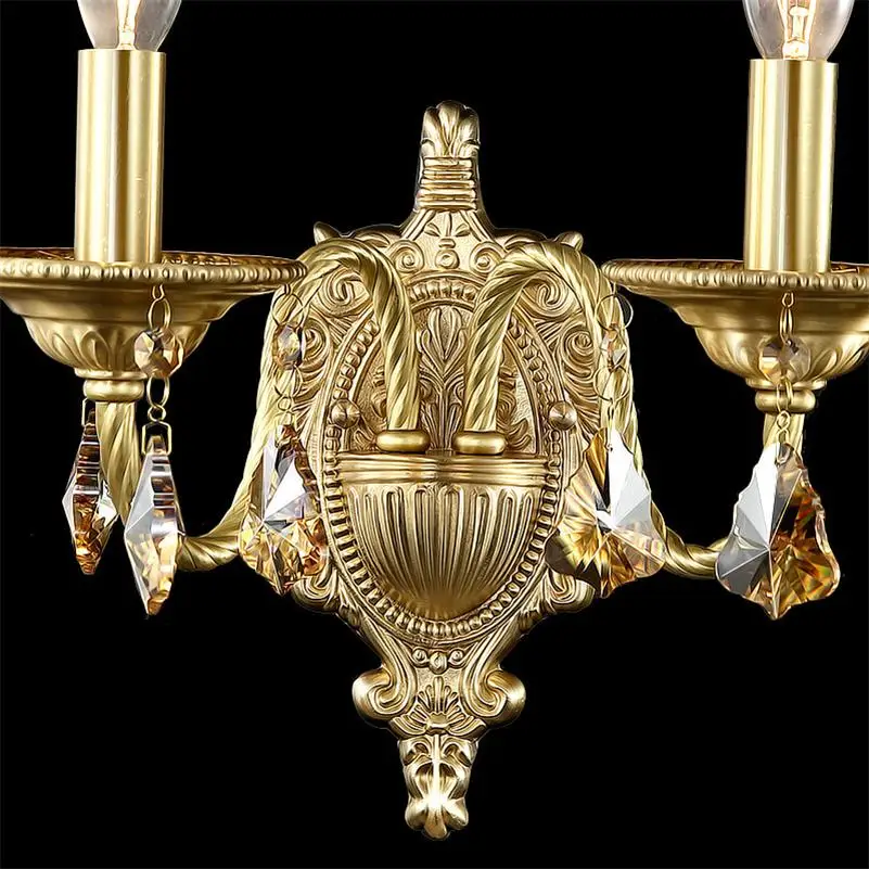 Европейский роскошный настенный светильник с аппликацией Murale Wandlamp Lampara Pared