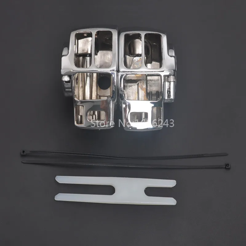 Чехол для мотоциклетного хромированного переключателя подходит Harley Davidson Touring FLHT