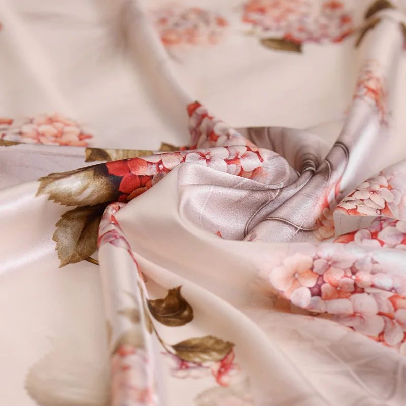 Цифровой струйный шелк стрейч атласа ткань шторы cheongsam платье китайская шелковая