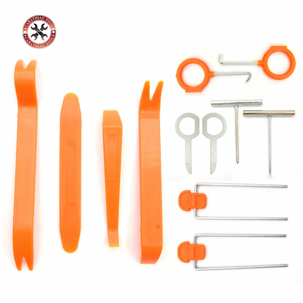 12 шт. автомобильный прибор для снятия магнитолы|tools for car|audio removaltrim dash |