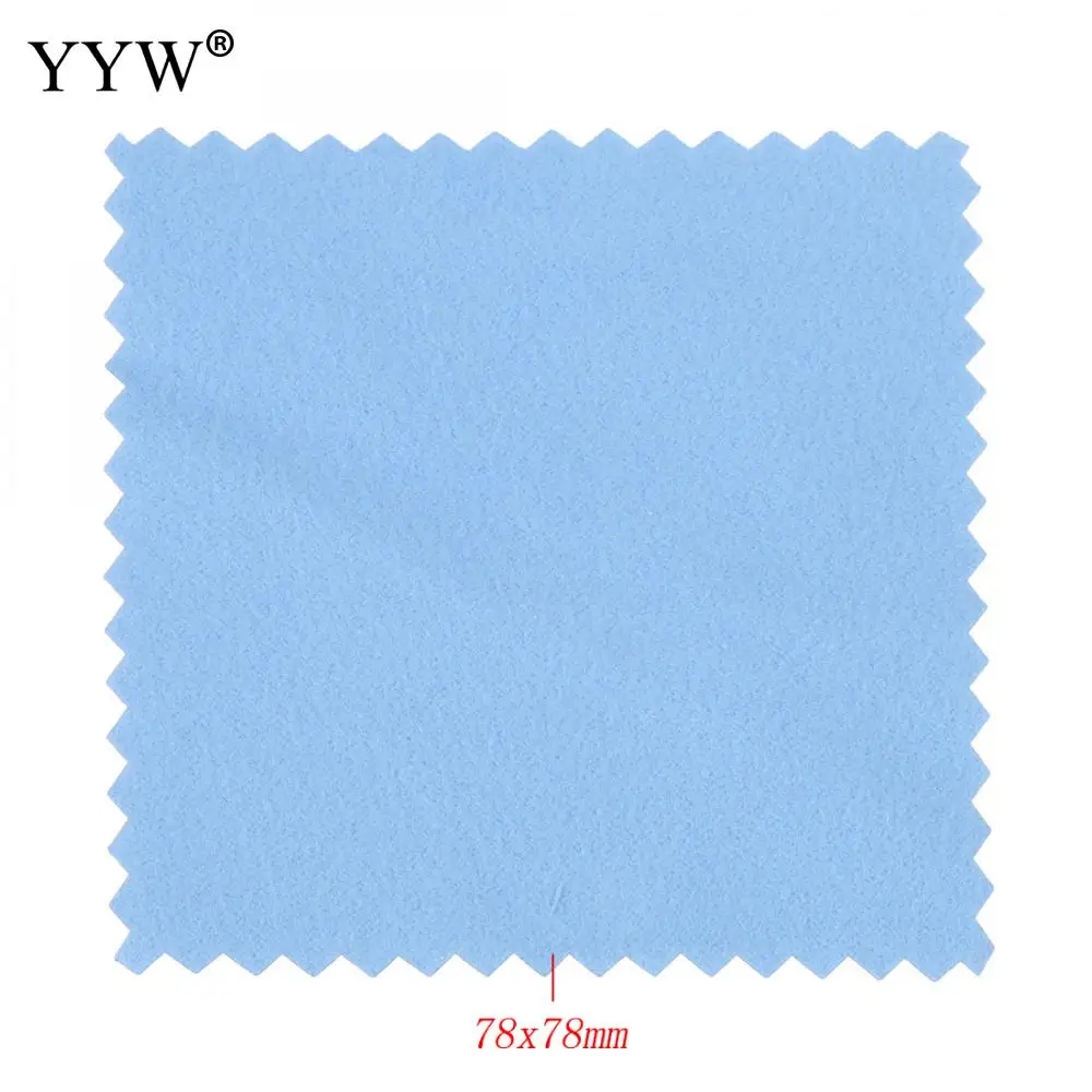 10 шт./лот Очистка ювелирных изделий из серебра и золота полировочная ткань