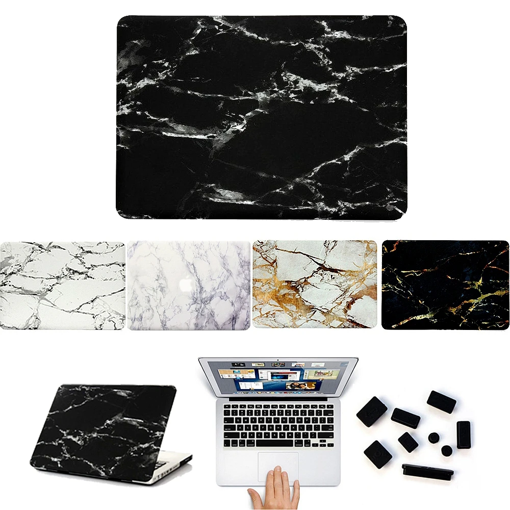 Чехол для Macbook Air 13 Pro 15 2018 A1989 A1990 жесткий мраморный чехол ноутбука Retina 12