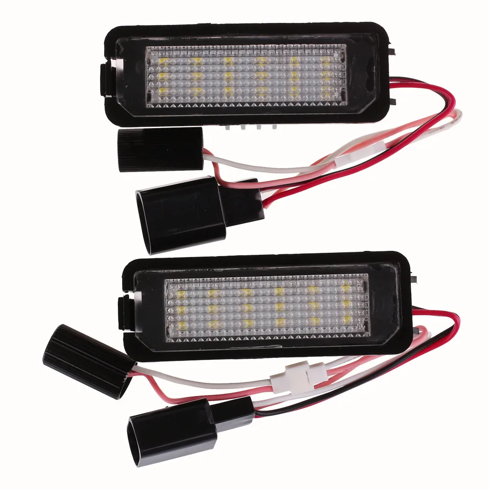 2 светодиодный т. светодиодные подсветки номерного знака SMD3528 подсветка для VW Golf
