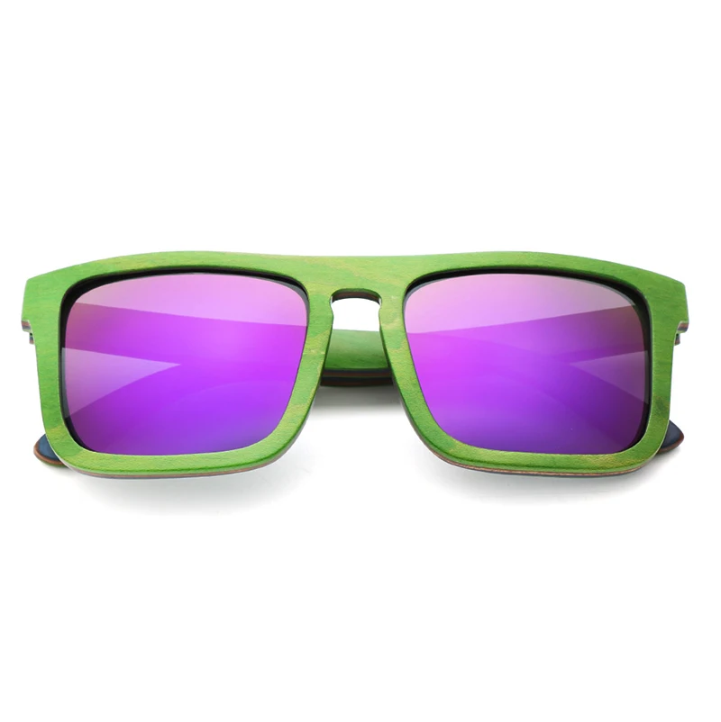 

2018 fashion skateboard wood sunglasses women polarized sunglasses wood bamboo UV400 Retro sunglasses