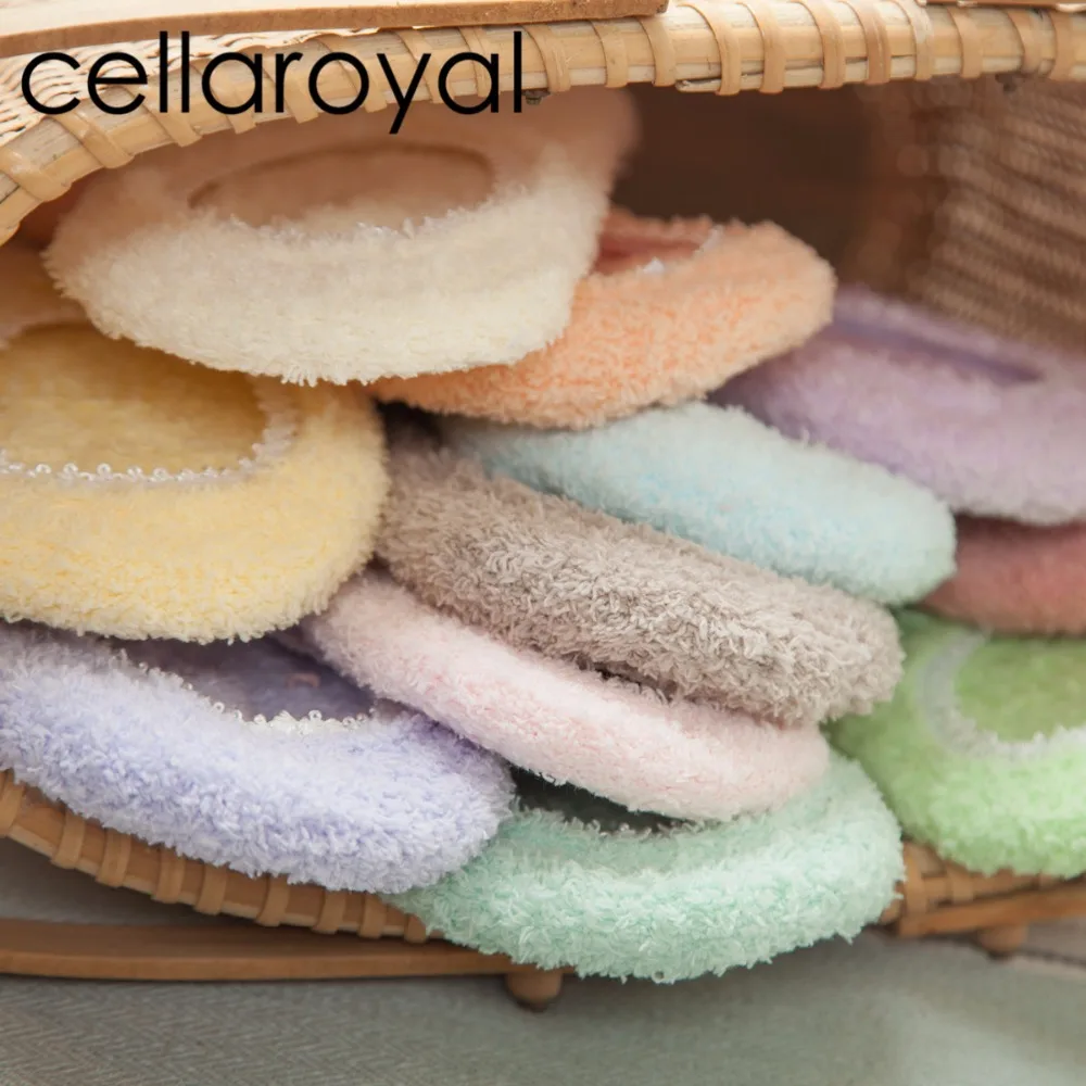 Cellaroyal Теплые весенние и летние тапочки носки для женщин Нескользящие мягкие
