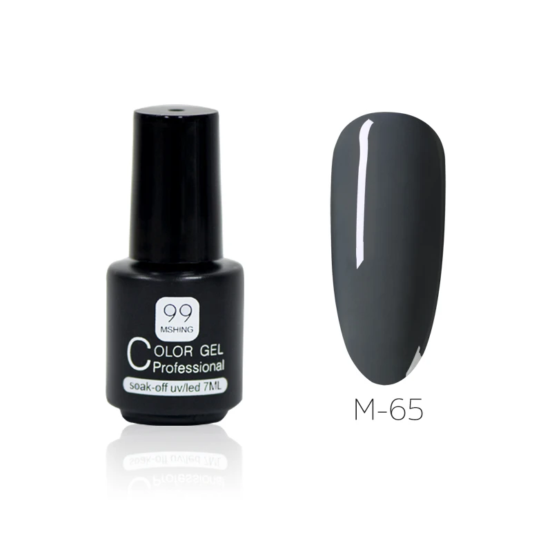 M065 MSHING99 Гель-лак набор для маникюра Полупостоянный Vernis верхнее покрытие УФ светодиодный Гель-лак замачиваемый ногтей художественный Гель-лак для ногтей - Цвет: M065