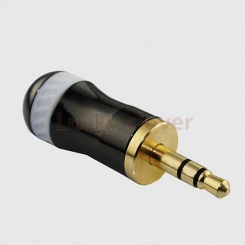 

2pcs 1/8'' 3.5mm stereo male plug microphone earphone Aux audio DIY welding connector Head