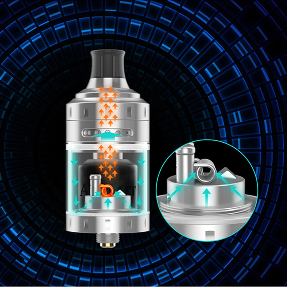 Бесплатный подарок новейший оригинальный Geekvape Ammit MTL RTA 3D воздушный поток 4 мл Vape