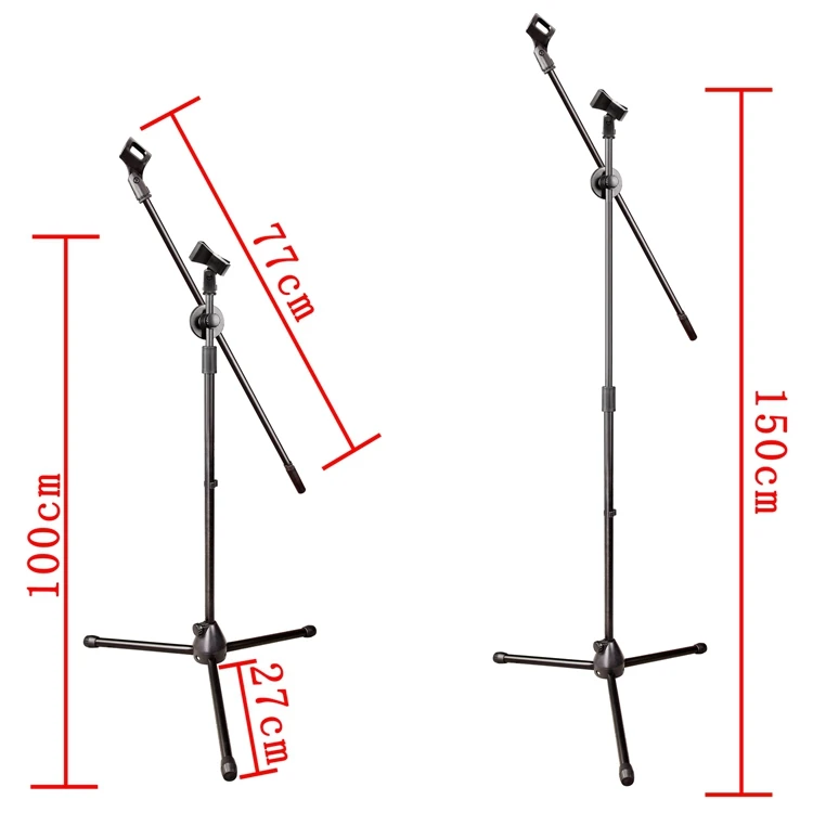 Freeboss MS-017 Гибкая сценическая микрофонная стойка штатив напольная микрофонная стойка радио микрофонная стойка
