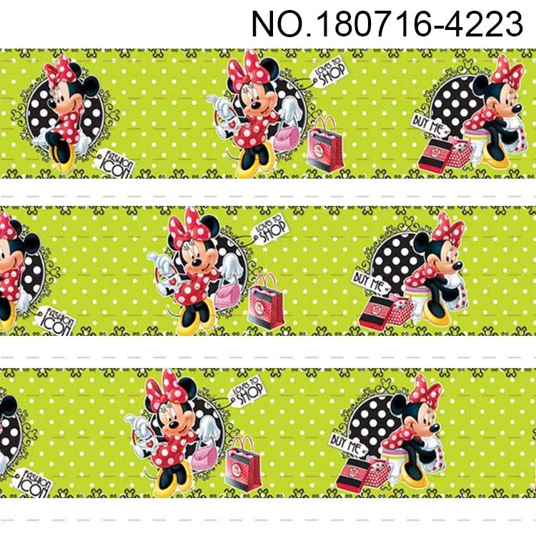 10 ярдов Различные размеры мультяшная лента с принтом из мультфильма животными