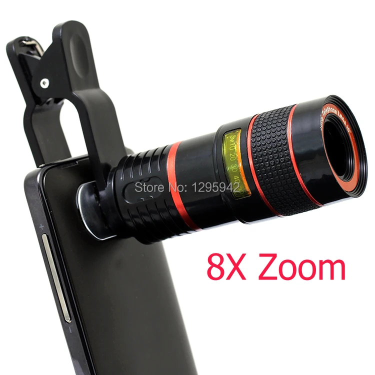 8x zoom lens