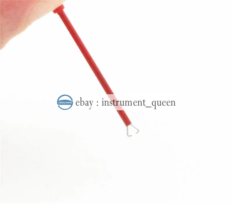 Миниатюрный захват тестовый крюк зонд 3 цвета красный черный серый мультиметр