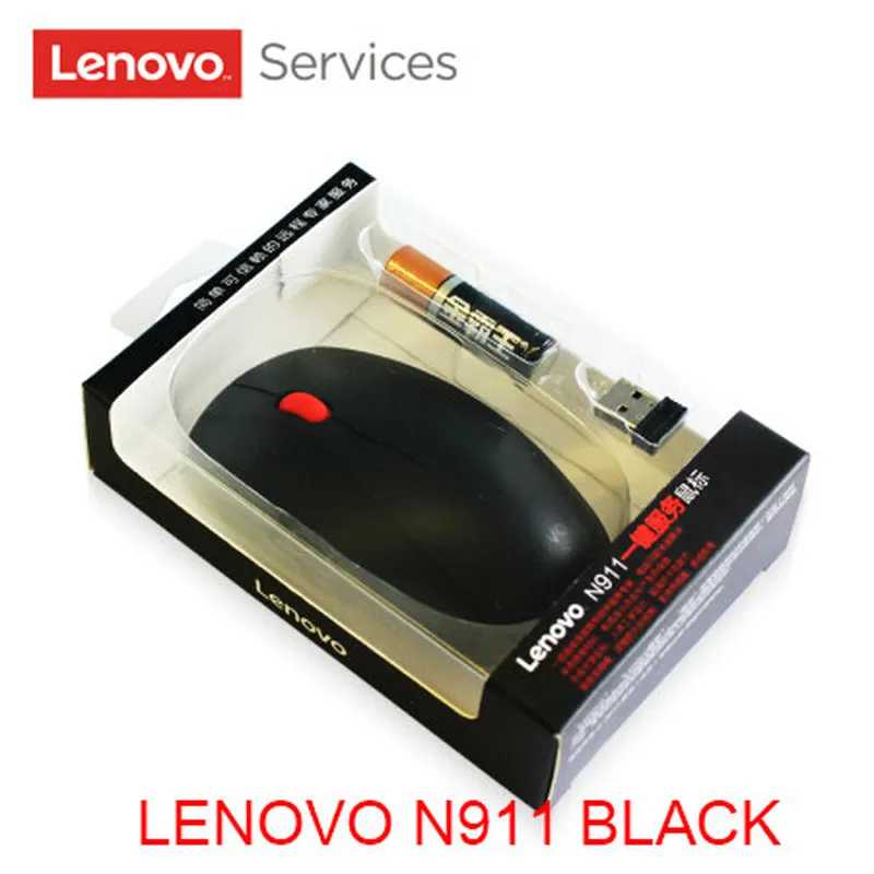 Lenovo N911 wireless mouse remote service desktop laptop computer business and office mute | Компьютеры и офис