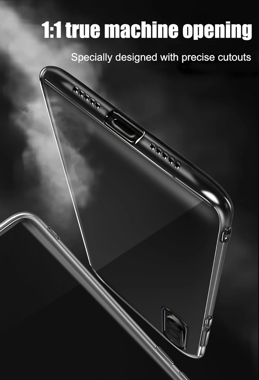 Прозрачный тонкий мягкий чехол из ТПУ для Xiaomi mi Red mi Note 5 6 7 Pro Plus A2 Lite A3 8 9 9T SE Max 3 S2 mi x 2s K20 Pocophone F1