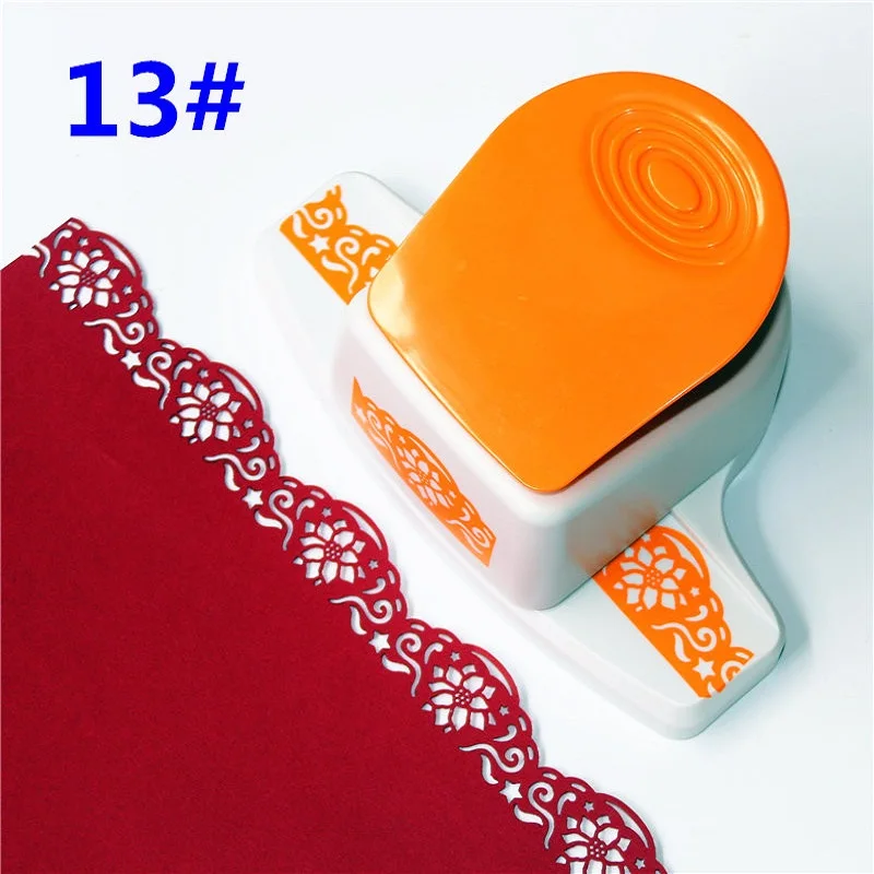 Новинка 2017 большой изящный дырокол для края цветов устройство тиснения ручной