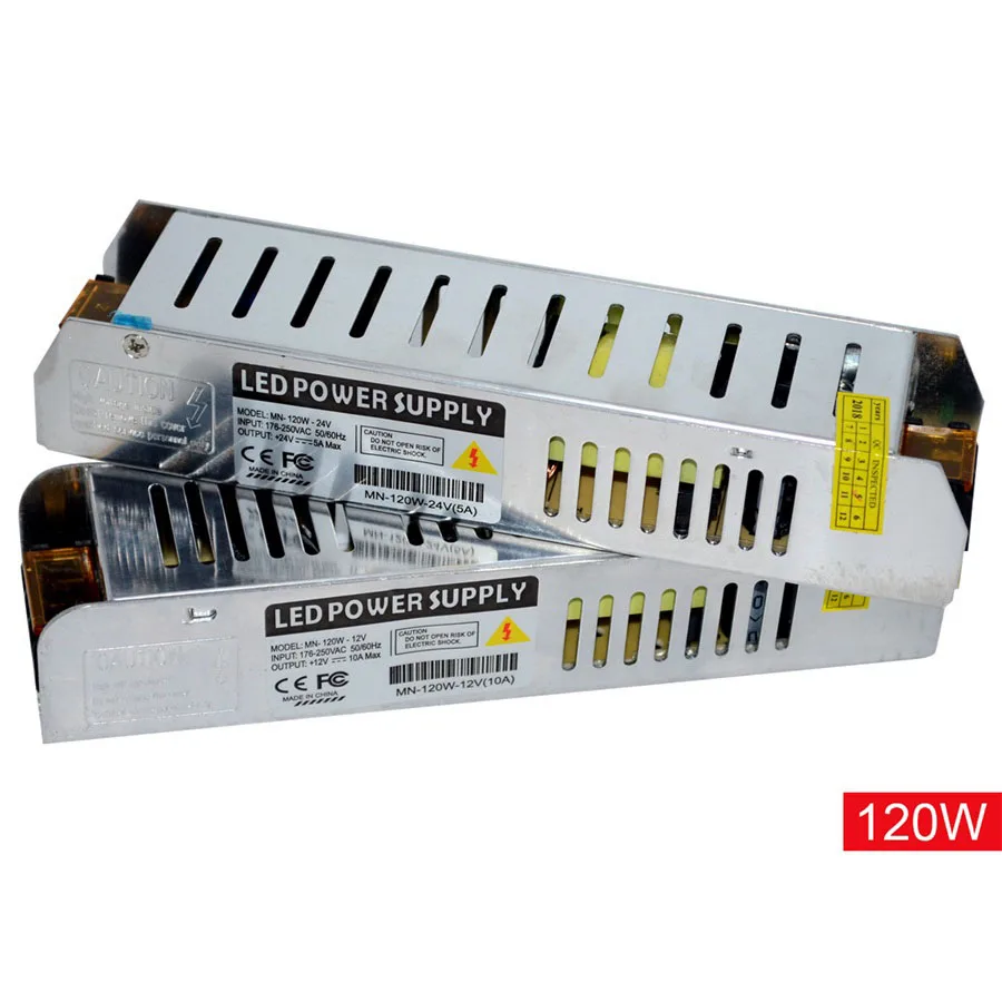 1pcs LED Power Supply DC12V 24V 60W 120W 180W 200W 240W 360W Lighting Transformers Driver Adapter for Strip Light | Освещение