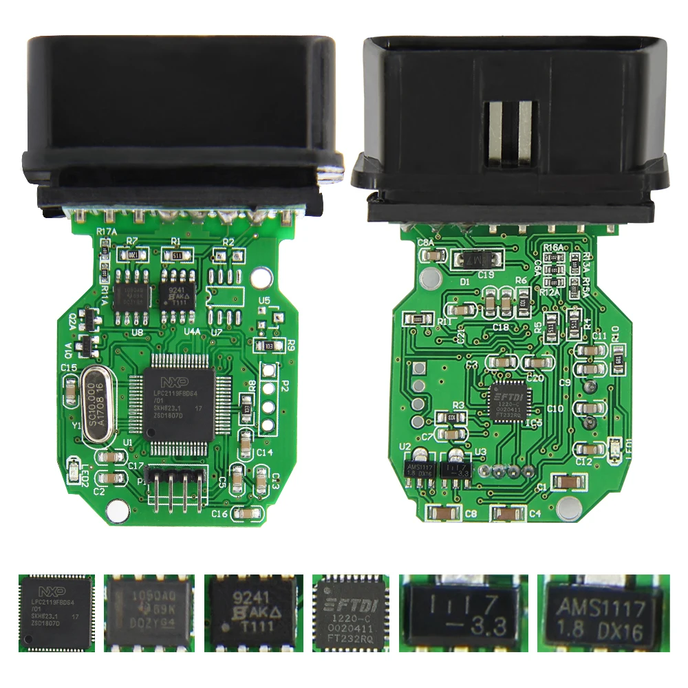 Мини vci V16.00.018 Techstream OBD2 сканер Интерфейс для TOYOTA FTDI FT232RQ MINI VCI J2534 OBDII