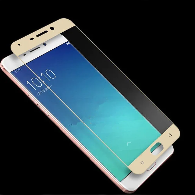 3D закаленное стекло для OPPO R9 Полное покрытие экрана Взрывозащищенная защитная