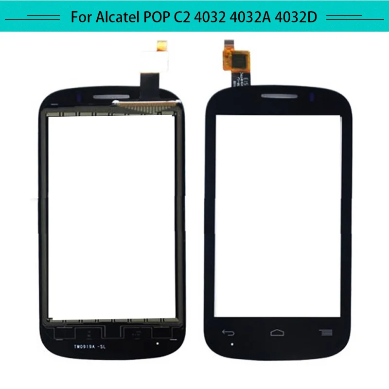 5 шт. сенсорный экран дигитайзер сенсор для Alcatel OneTouch Pop C2 4032A 4032D 4032E 4032X OT сенсорная