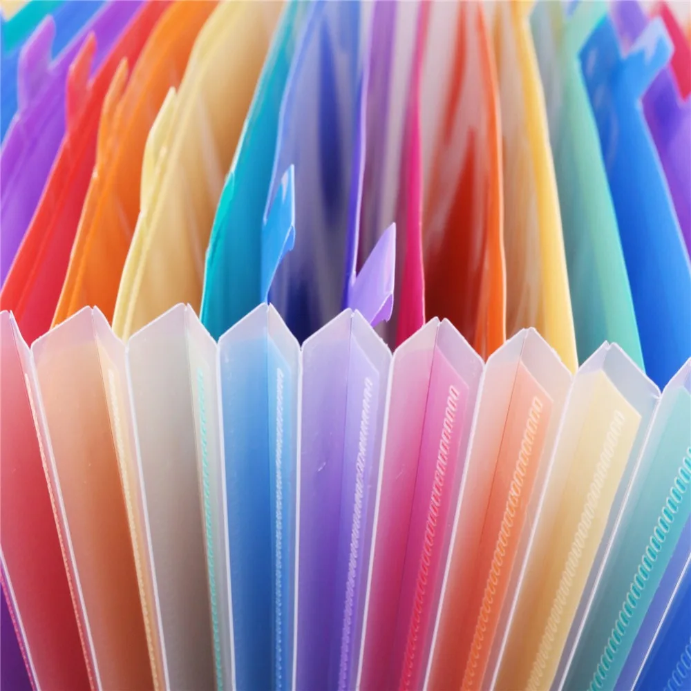 

1 pcs Expanding Wallet 33*23.5*3.5cm Expanding File Folder 24 Pockets Black Accordion A4 Folder Office Document Storage