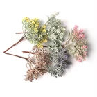 Искусственные цветы, пластиковые растения, 6 шт.