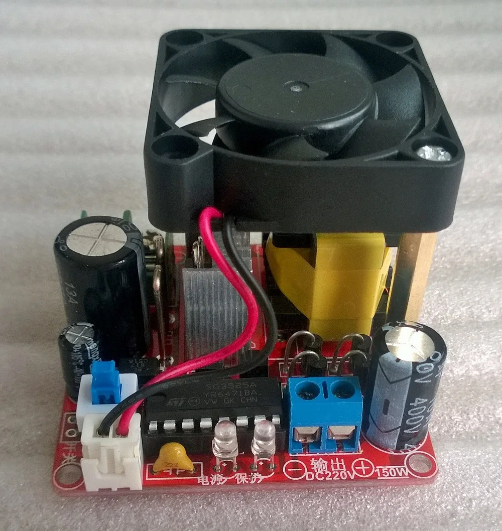Новый 150 Вт инвертор DC-DC повышающий преобразователь Батарея 12 В StepUp до 220 Мощность