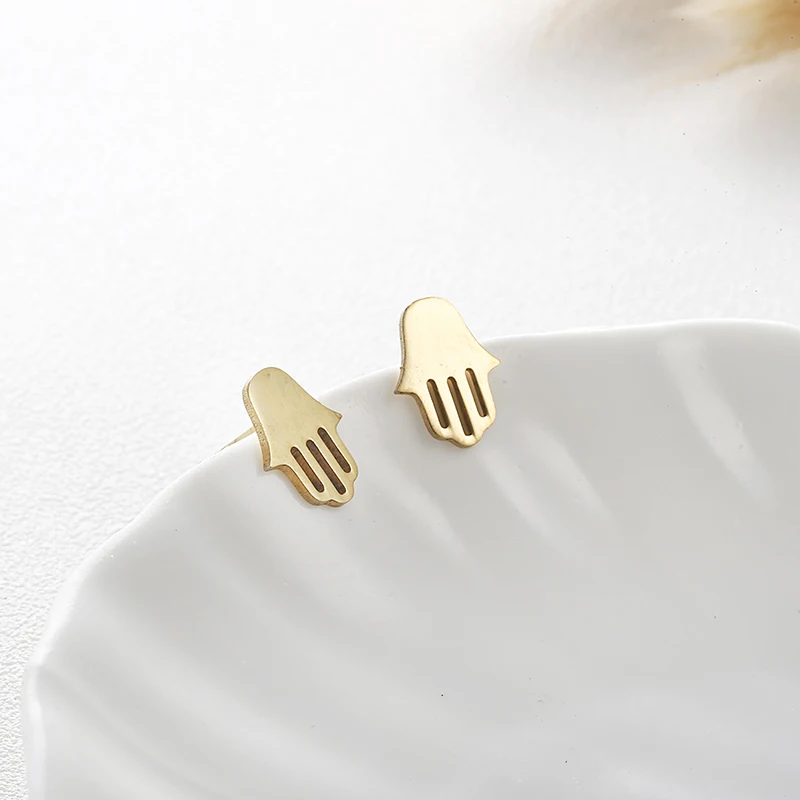 Рок Панк матовый ананас позолоченный металл серьги для женщин богемный пост