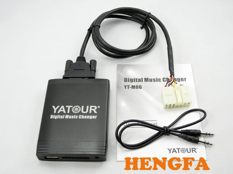 Автомобильный цифровой музыкальный переходник Yatour USB Mp3 AUX адаптер для Toyota Big 5 + 7