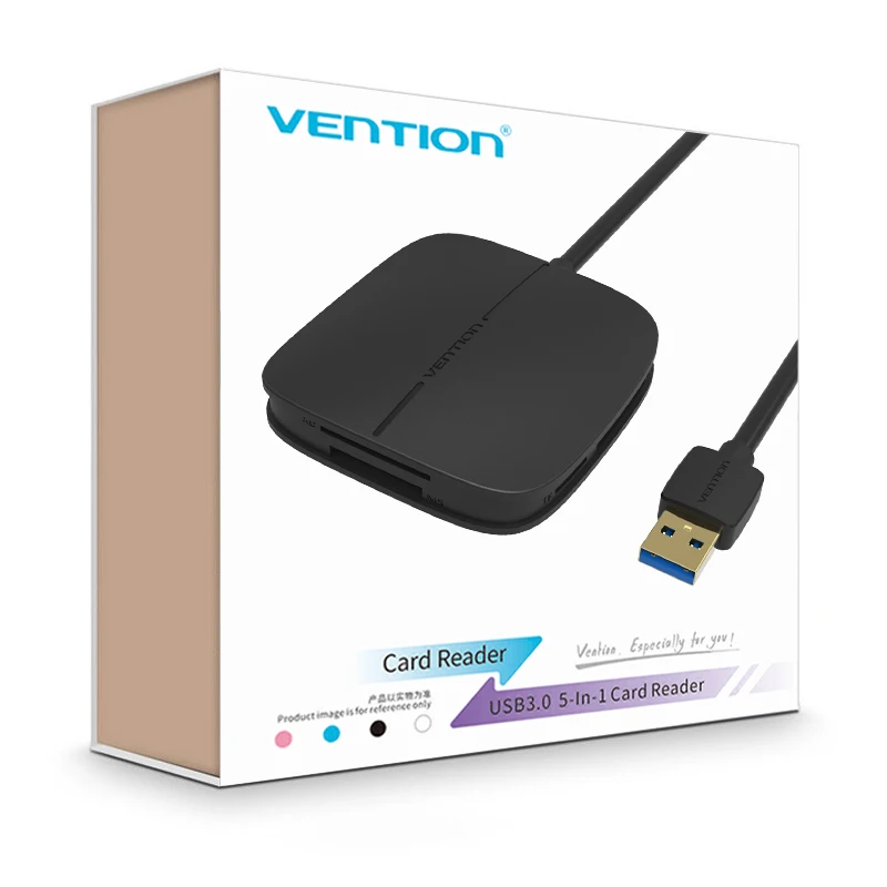 USB 3 0 кардридер Vention SD CF MS XD Micro TF кард ридер высокоскоростное устройство для чтения