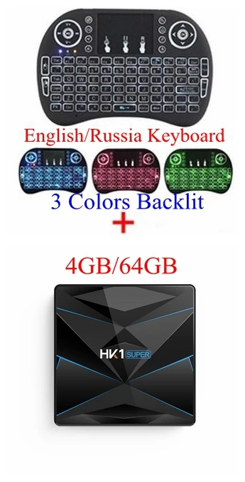 4GB 64GB I8 Backlit 10 шт. HK1 супер Android 9,0 Smart tv Box RK3318 Четырехъядерный 4 ГБ 128 ГБ макс 2,4 г/5 г двойной WiFi USB3.0 BT4.0 4K H.265 UHD медиаплеер - Цвет: 4GB 64GB I8 Backlit