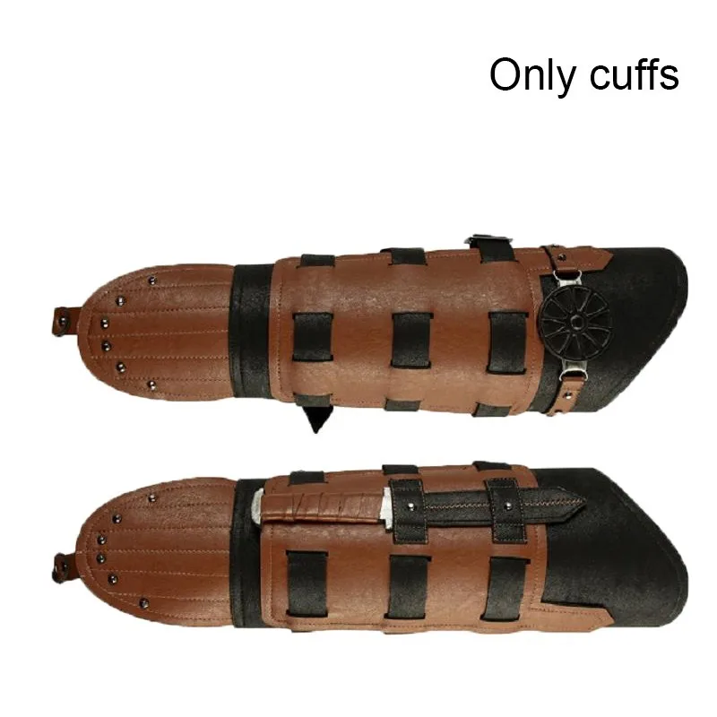 Only cuffs Как приручить дракона 2 Косплей Костюм хика фильм карнавал Хэллоуин на заказ футболка жилет аксессуары мультфильм комбинезон - Цвет: Only cuffs