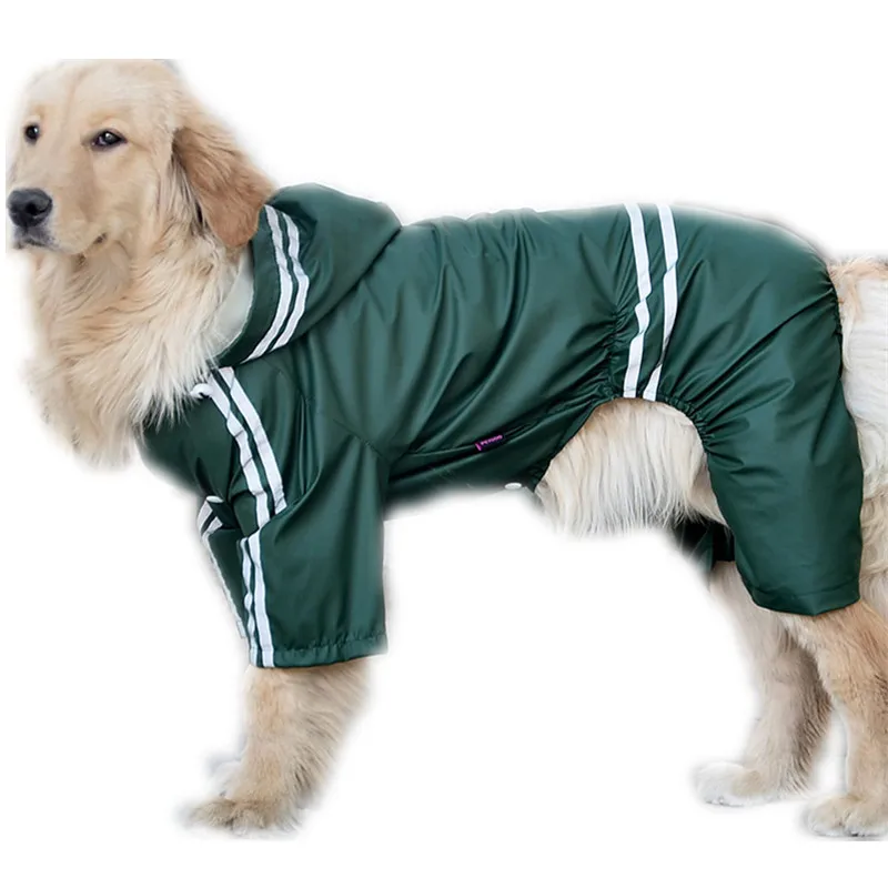 New Summer Waterproof Dog Raincoat Cool Clothes for Big Dogs Rainwear Jacket Costume Pets Apparel Sportswear 3XL- 7XL CW006 |