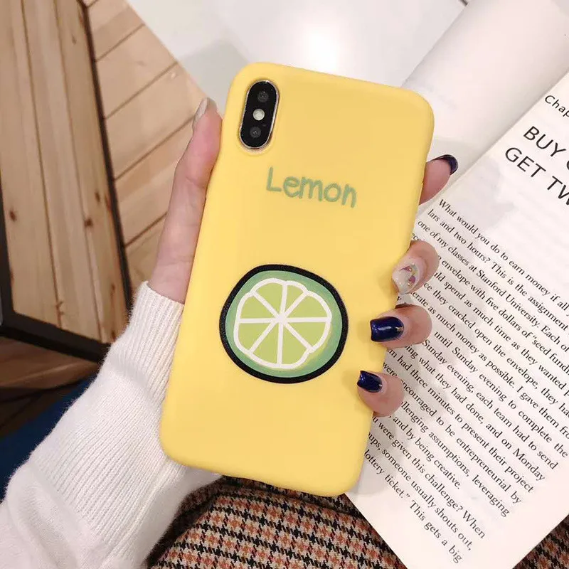 Мягкий силиконовый чехол GYKZ с летними фруктами для iPhone XS MAX XR 7 8 6 6s Plus телефона