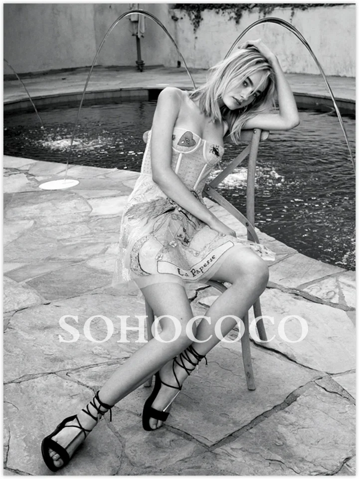 Женское летнее платье прозрачное с квадратным воротником | Женская одежда