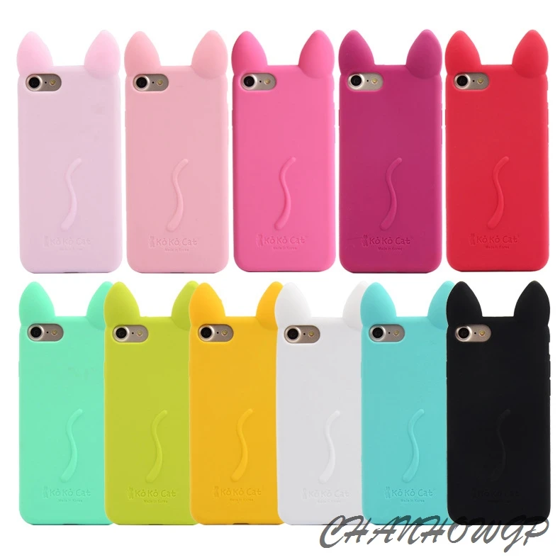 Новый Модный 3D мультяшный Мягкий силиконовый чехол для IPhone X 8 7 6 6S Plus 5 5S SE 4 4S