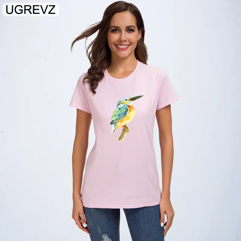High Quality 6 Color S-XL Plain T Shirt Women Cotton Elastic Basic T-shirts Female Casual Tops Short Sleeve T-shirt print | Женская