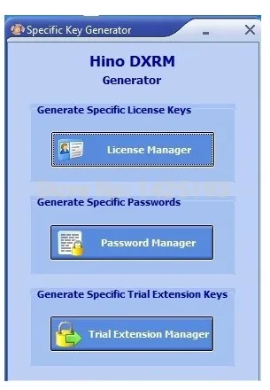 Hino Diagnostic eXplorer &amp Reprog Manager 3.1.6+keygen+PIN keygen |