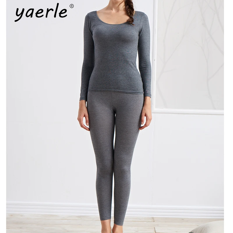 Для женщин набор Термальность ультратонкое нижнее белье брюки Узкие женские невидимка низкие воротник