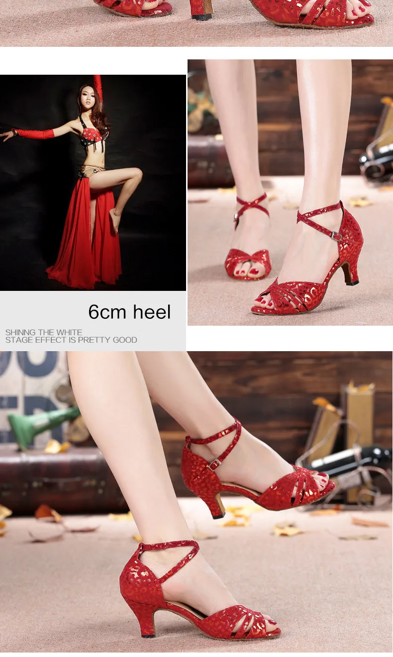 Damen Schuhe женские сандалии для девочек профессиональные купоны для скидки Сальса 6 см/7,5 см/8,5 см бальные туфли для латинских танцев