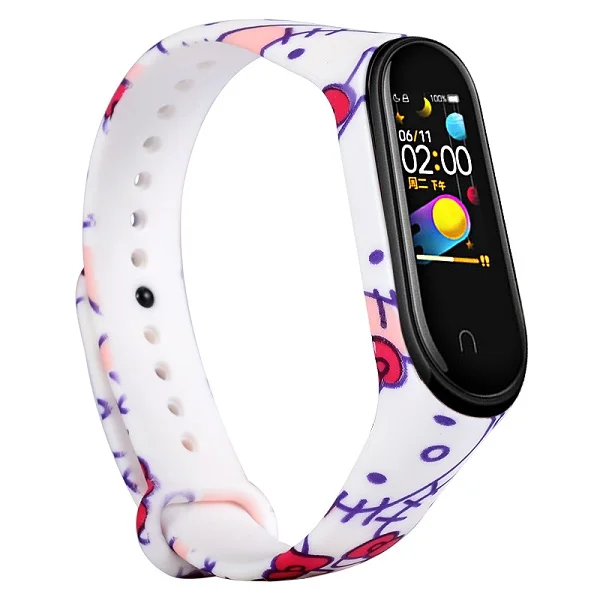 21 10 шт. ремешок на запястье для Xiaomi mi 4 ремня силиконовый браслет для Xiaomi mi band 3 умный браслет Сменные аксессуары - Цвет: 21