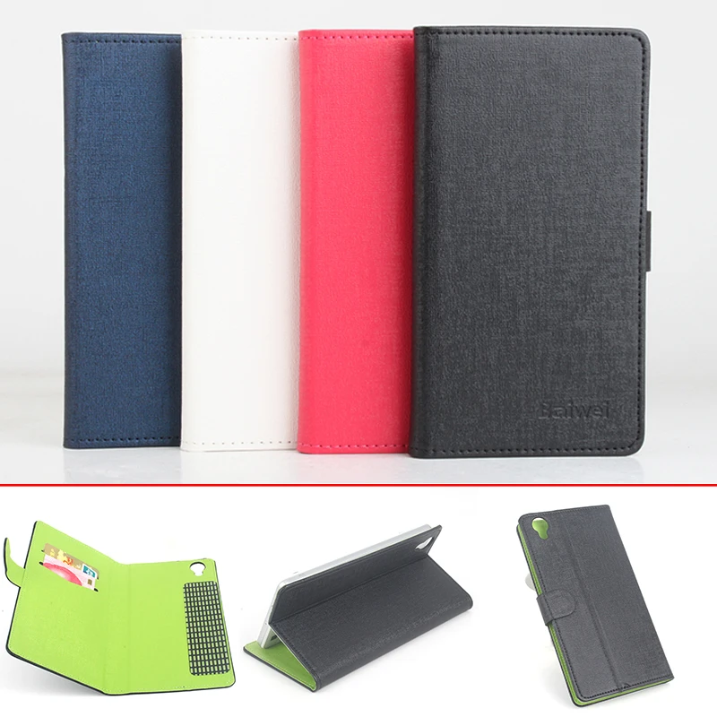 mixed color Leather Case For Bluboo Maya 5.5'' Flip Cover With Card Slot 5.5inch Phone Cellphone Cases |