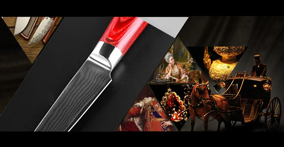 FINDKING 3.5 inch damascus paring knife Top quality kitchen knives wooden Handle damascus steel fruit knife Gifts for grownups