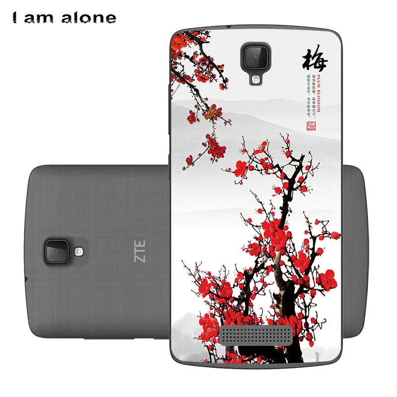 Я один чехол для телефона zte Blade L5 L5 плюс 5,0 дюйма мягкий TPU мобильный телефон модный мешок для zte L5 плюс - Цвет: Soft TPU KK54