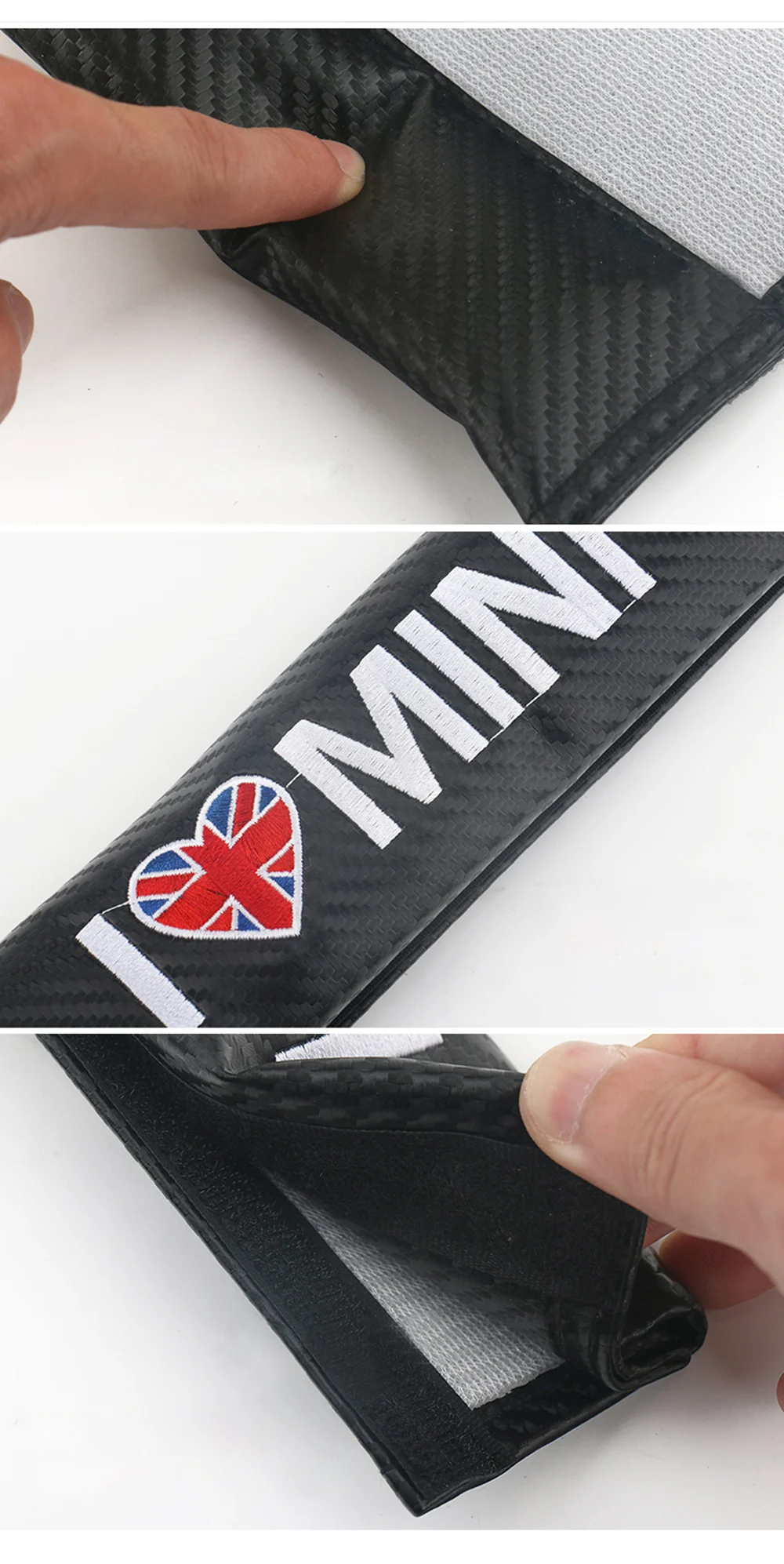 Ремень безопасности из углеродного волокна для MINI Cooper JCW One d Countryman Clubman F55 F56 F60 R60 R56 аксессуары