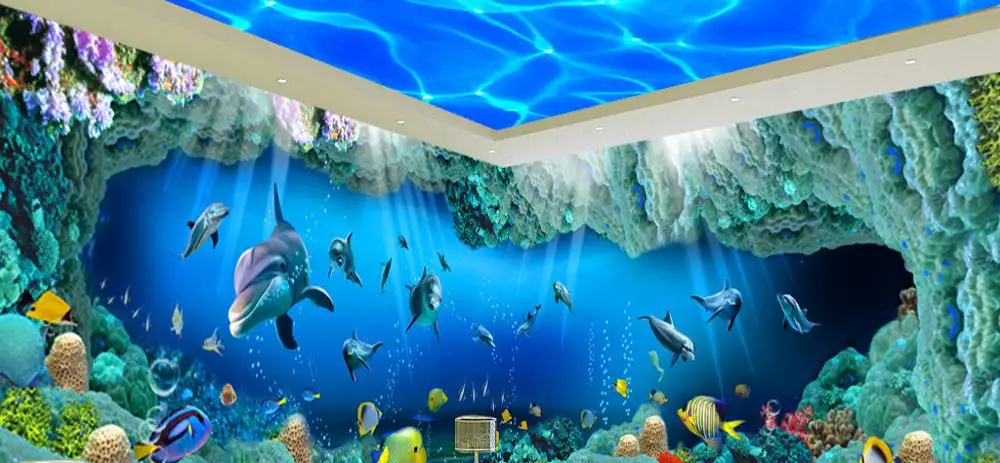 3D Водонепроницаемый самоклеющийся настенный стикер стереоскопические