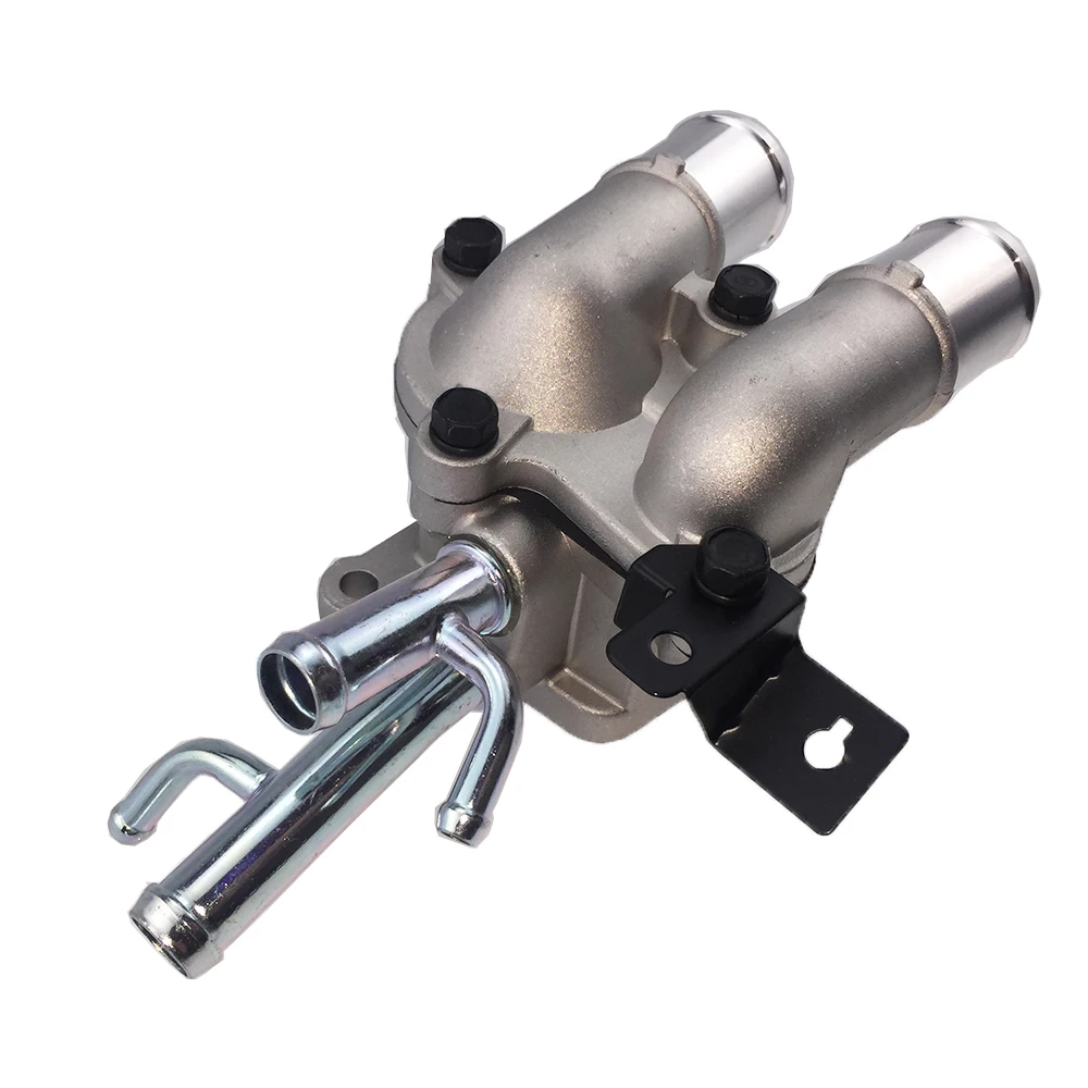 

2562026160 алюминиевый корпус термостата для водяного насоса охлаждающей жидкости двигателя, подходит для Hyundai Accent Matrix Kia Getz Rio 2562026120