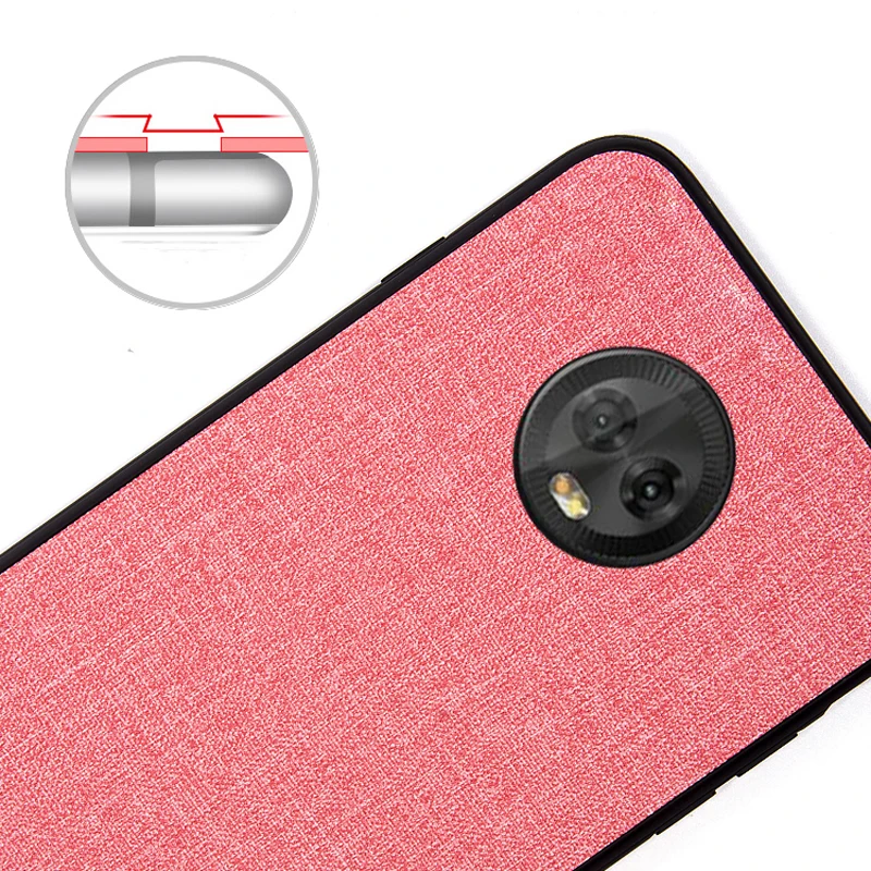 Для Moto One чехол Модный тканевый кожаный защитный для MOTOROLA P30 power G6 Plus Жесткий