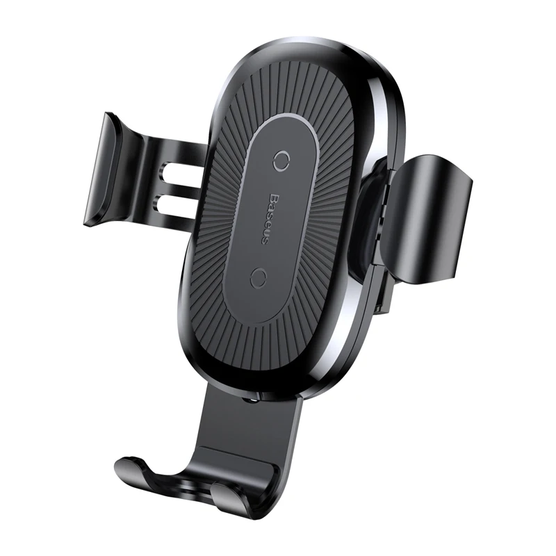 Baseus Car Qi Wireless Charger For iPhone 11 Pro XS Max X 10w Fast Wirless Charging Wireless Car Charger For Samsung S10 Xiaomi - Цвет: Black